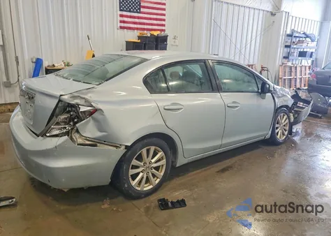 2012 Honda Civic Ex из США, поврежденный, VIN 2HGFB2F82CH522983